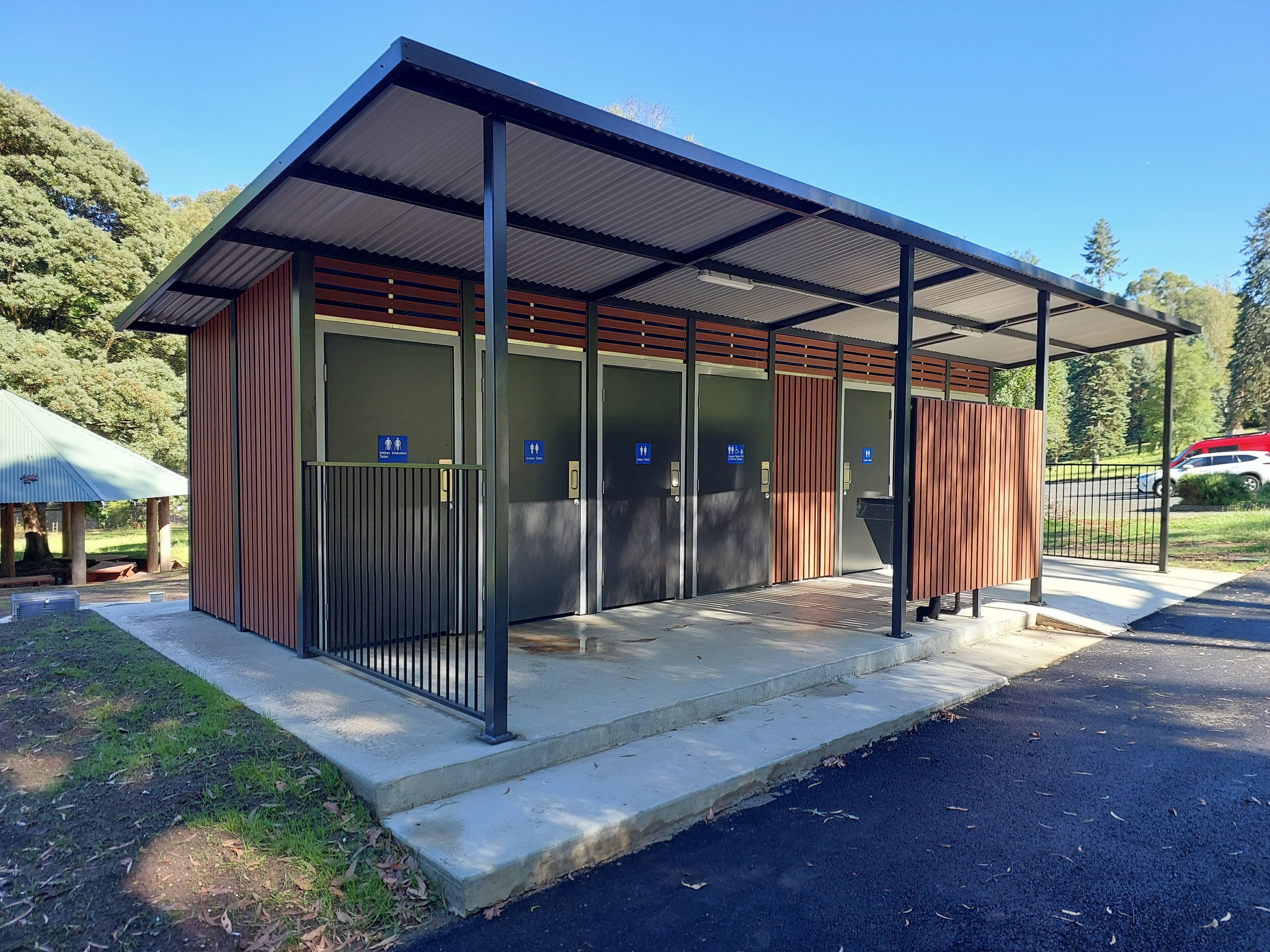 New toilets and an upgraded septic system are being installed at Silvan Reservoir Park.