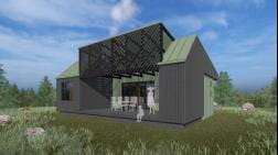 Artist impression of new roofed accommodation cabins