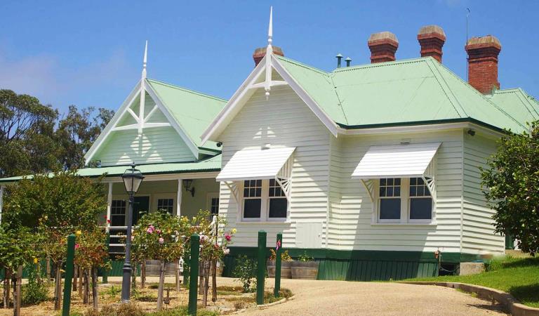 The Homestead at Nyerimilang Heritage Park in the Gippsland Lakes Coastal Park.