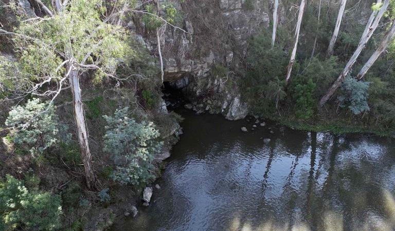 The Pound Bend Tunnel on the Yarra River near the Warrandyte State Park.