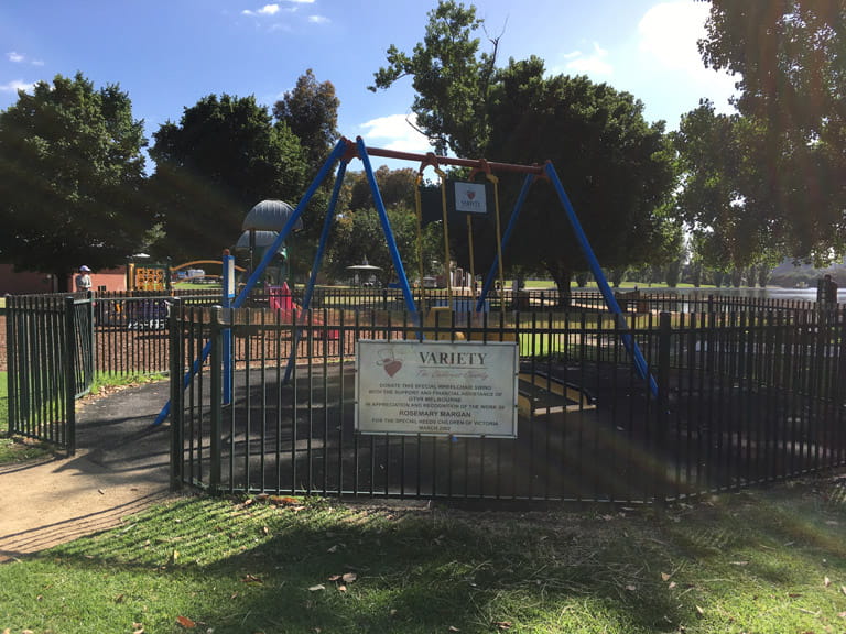  Accessible liberty swing at Coot Picnic Area