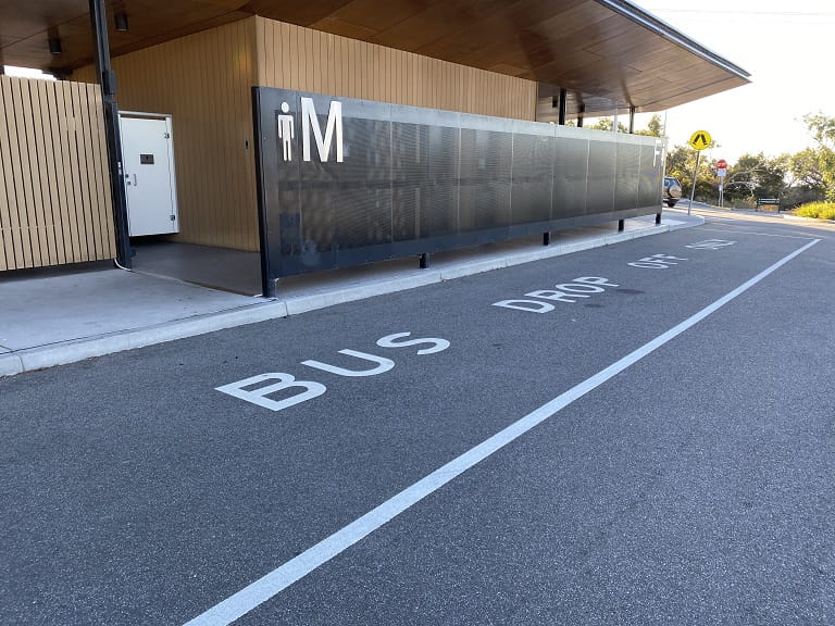 Arthurs Seat Base Station Bus parking space