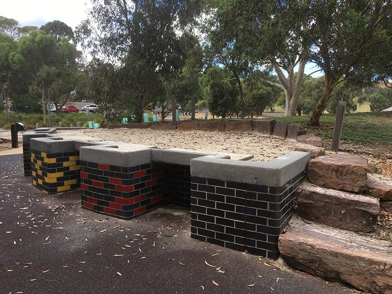 Brimbank Park all abilities playscape sandpit