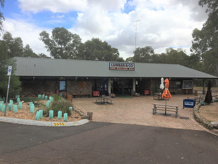 Brimbank Park cafe front entrance