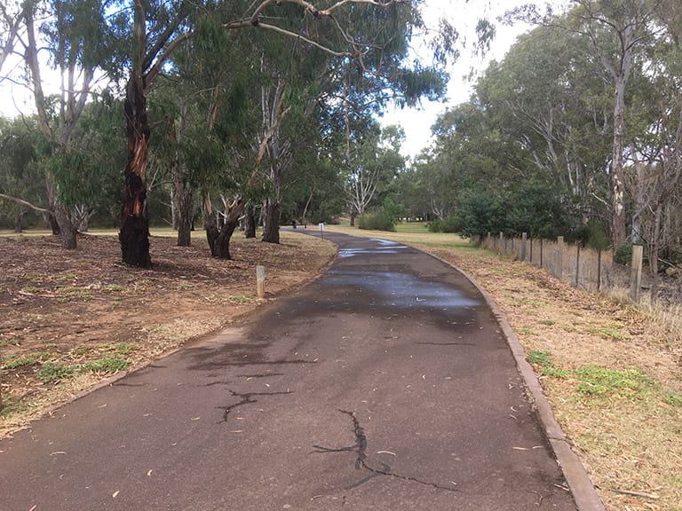 Brimbank Park river trail