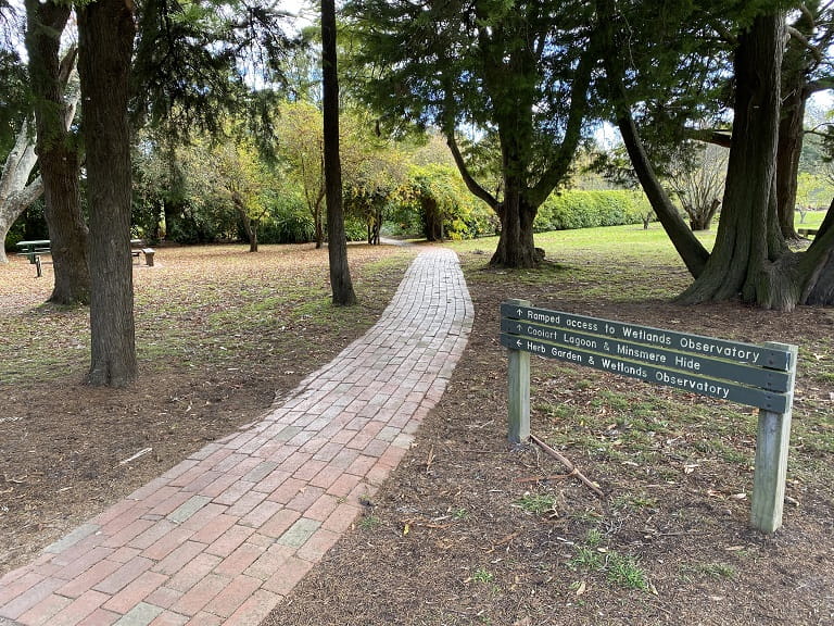 Coolart Picnic Area Path to Herb Garden