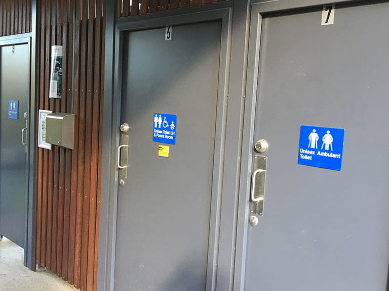 Unisex ambulant and accessible toilet facilities at One Tree Hill