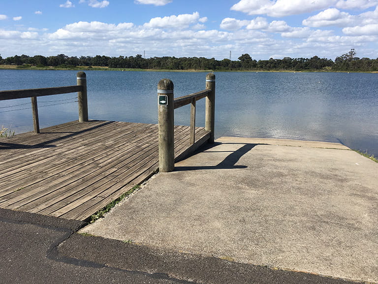 Karkarook Park small boat or canoe launching area ramp