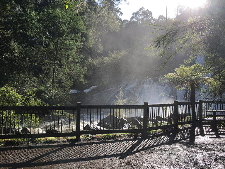 Maroondah Dam spillway viewing area