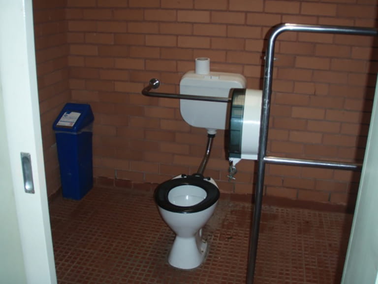 Unisex accessible toilet at Rose Steps, Maroondah