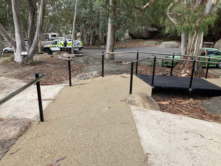 Mount Buffalo The Gorge viewing area accessible path