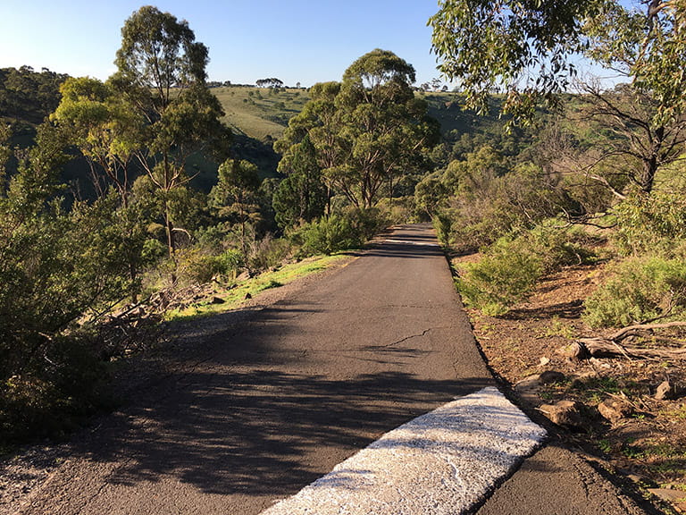 Sealed section of the walking path to the Organ Pipes at Organ Pipes National Park. 