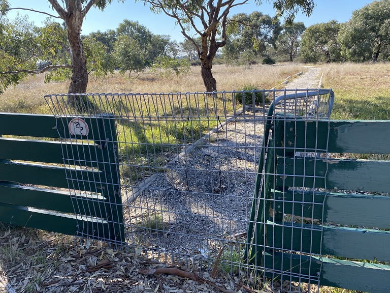 Point Cook Birdhide Carpark Gate