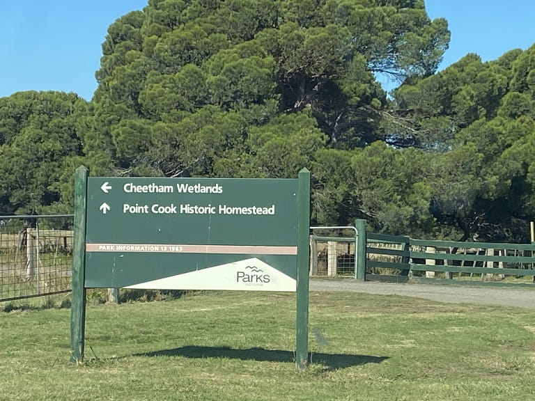 Point Cook Homestead Sign