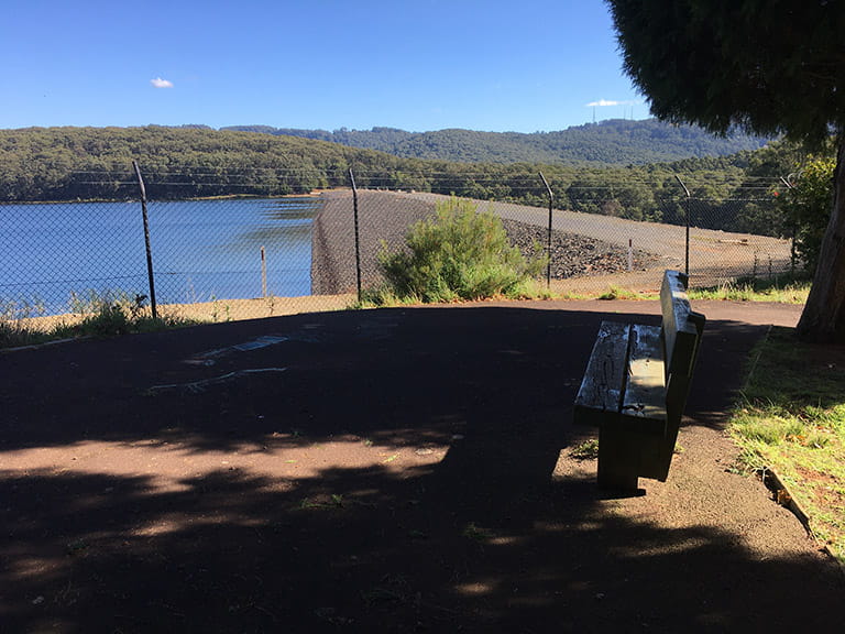 Observation area at Silvan Reservoir Park