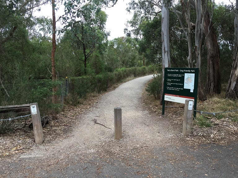 Yarra Bend Bell Picnic Area Path to Bat Viewing Area