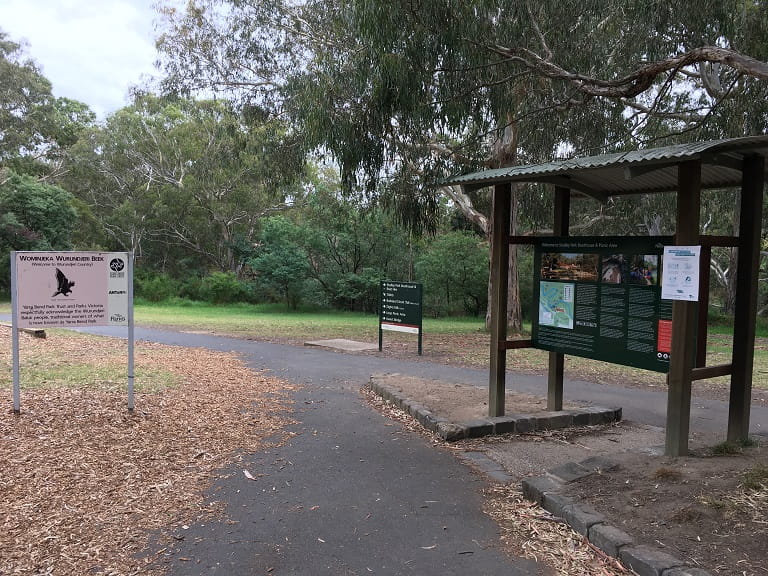 Yarra Bend Studley Park Info Board
