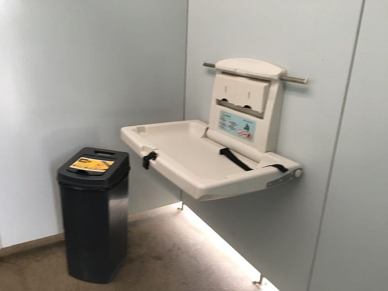 Yarra Bend Westfield Reserve Toilets - Baby Change Table