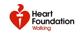 Heart Foundation walking logo
