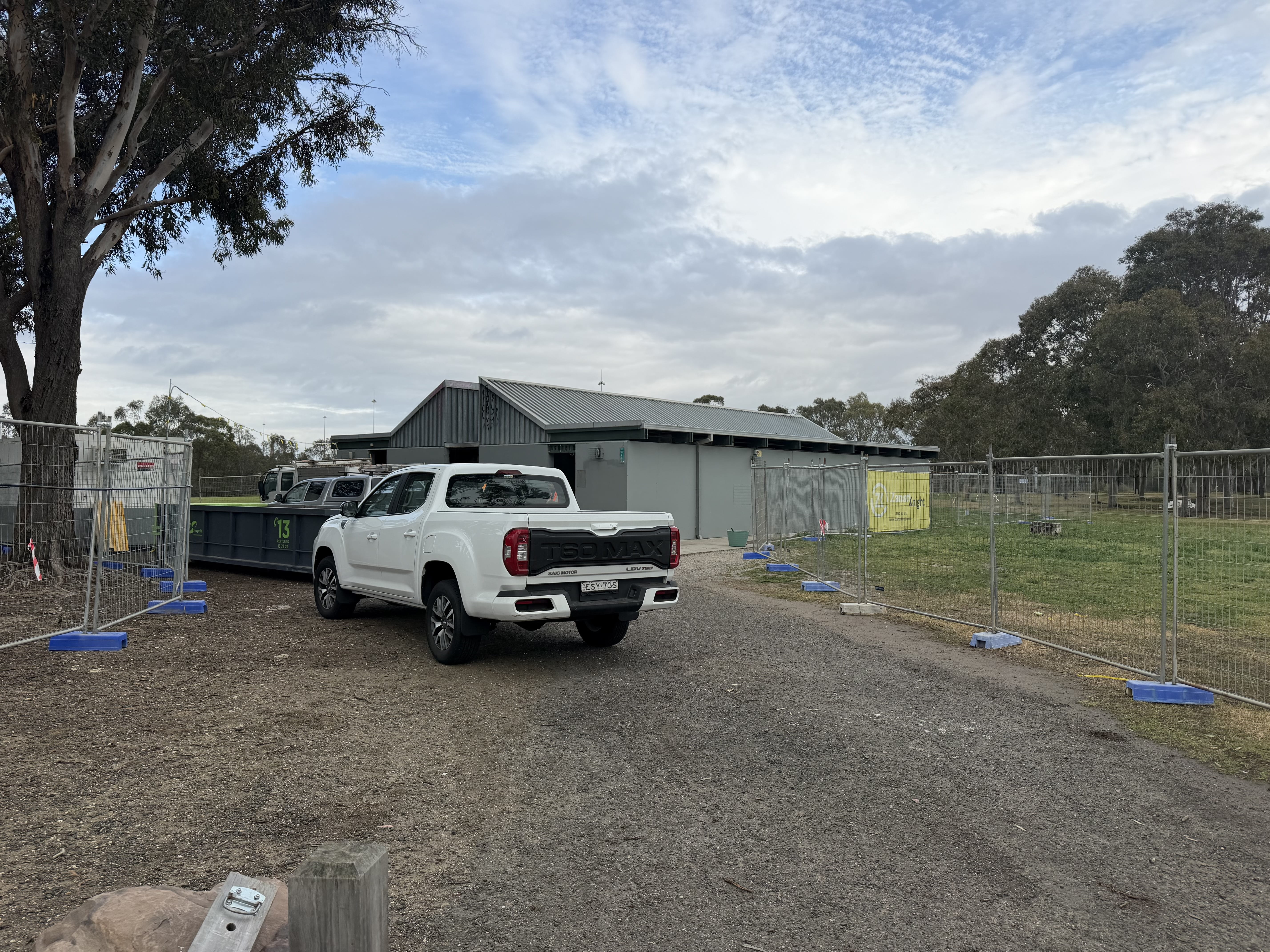 Construction started on Deep Rock Pavilion in September 2025