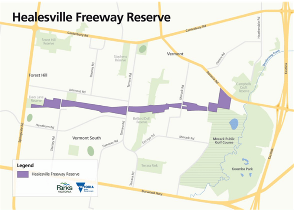 Healesville Freeway Reserve