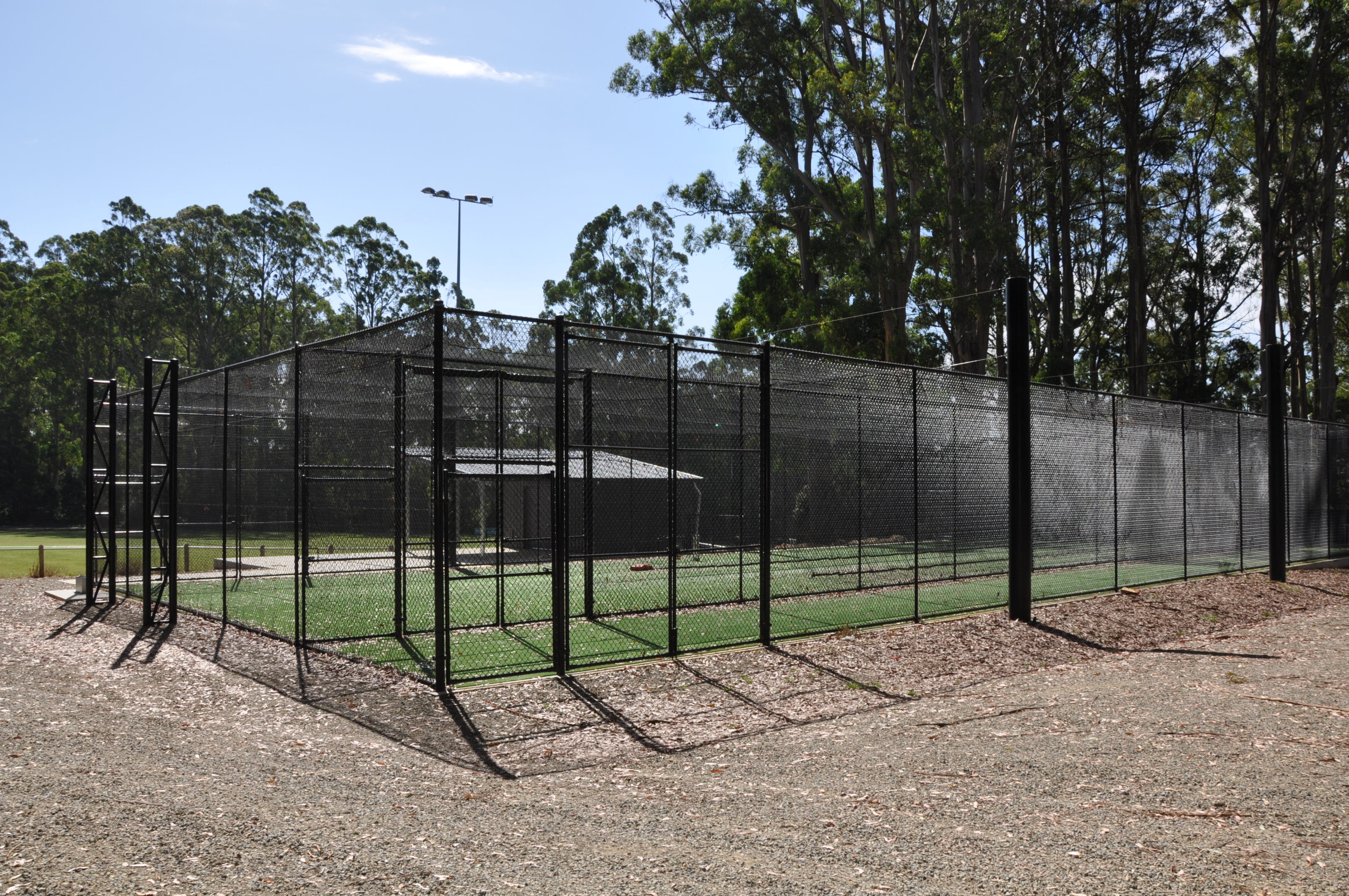Four new cricket practice nets have been built at Olinda Recreation Reserve