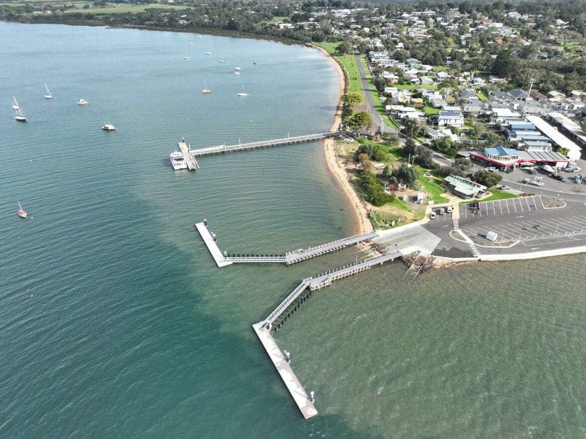 Aerial image of Rhyll local port area