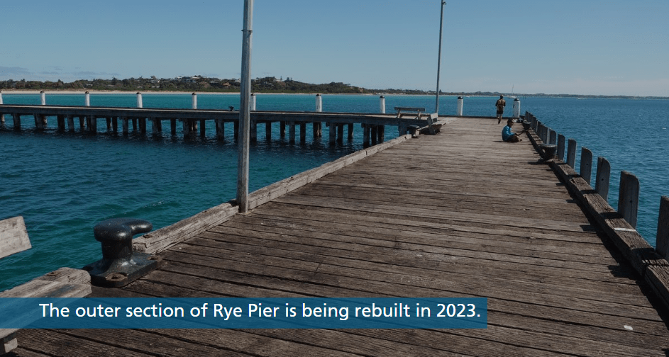 The outer section of Rye Pier