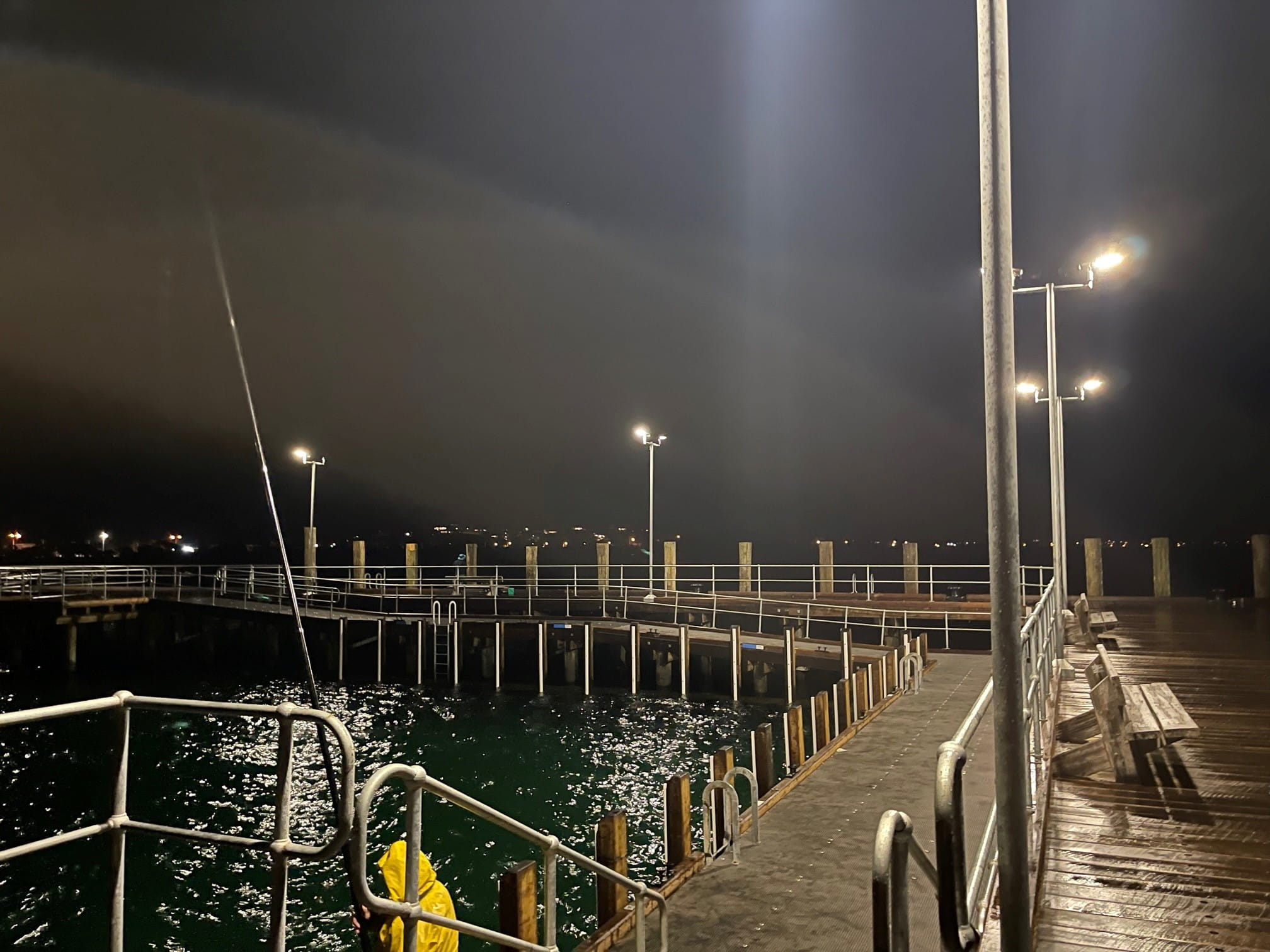 Night at Rye Pier head