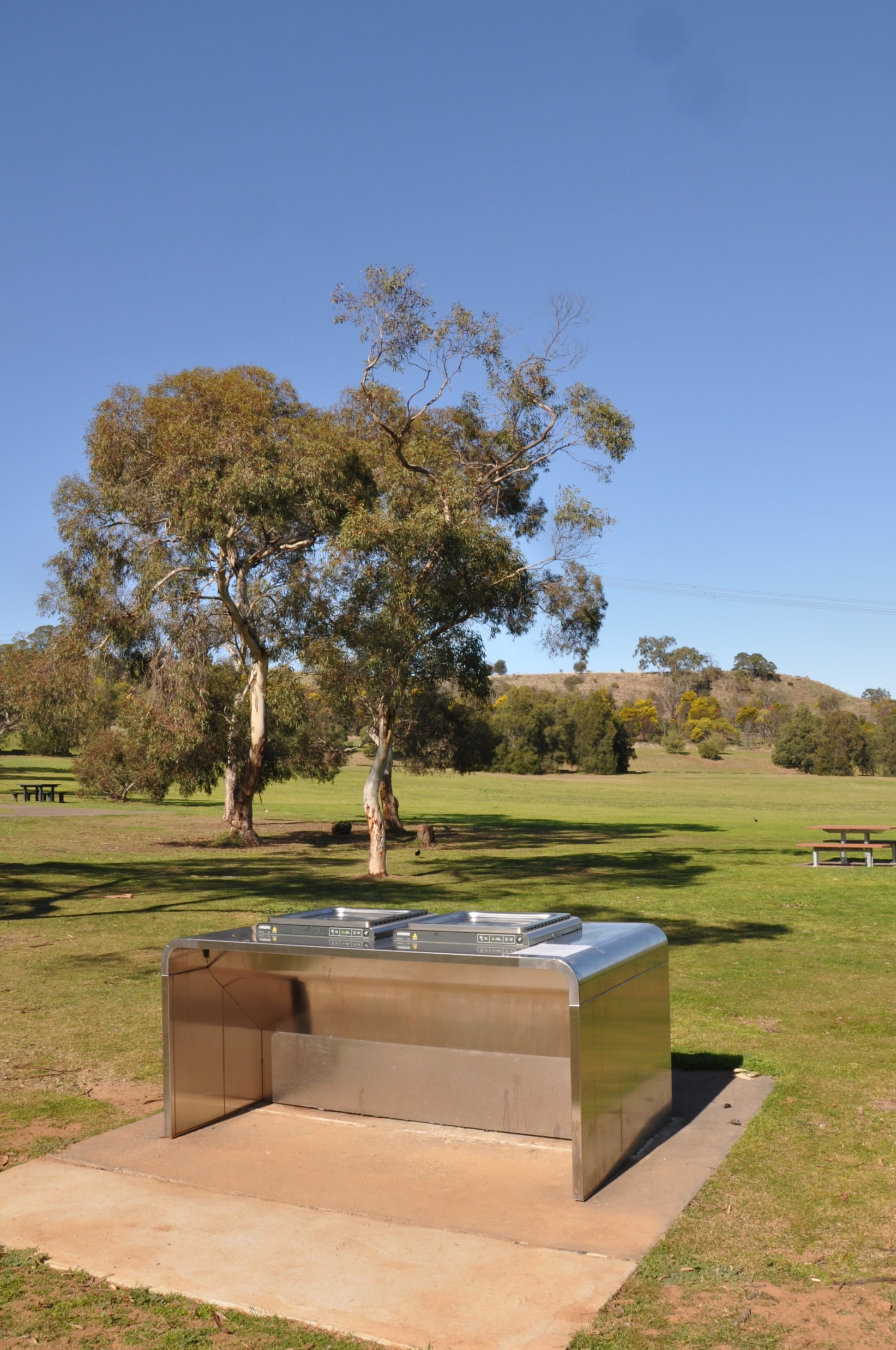 New barbecues installed at Brimbank Park.