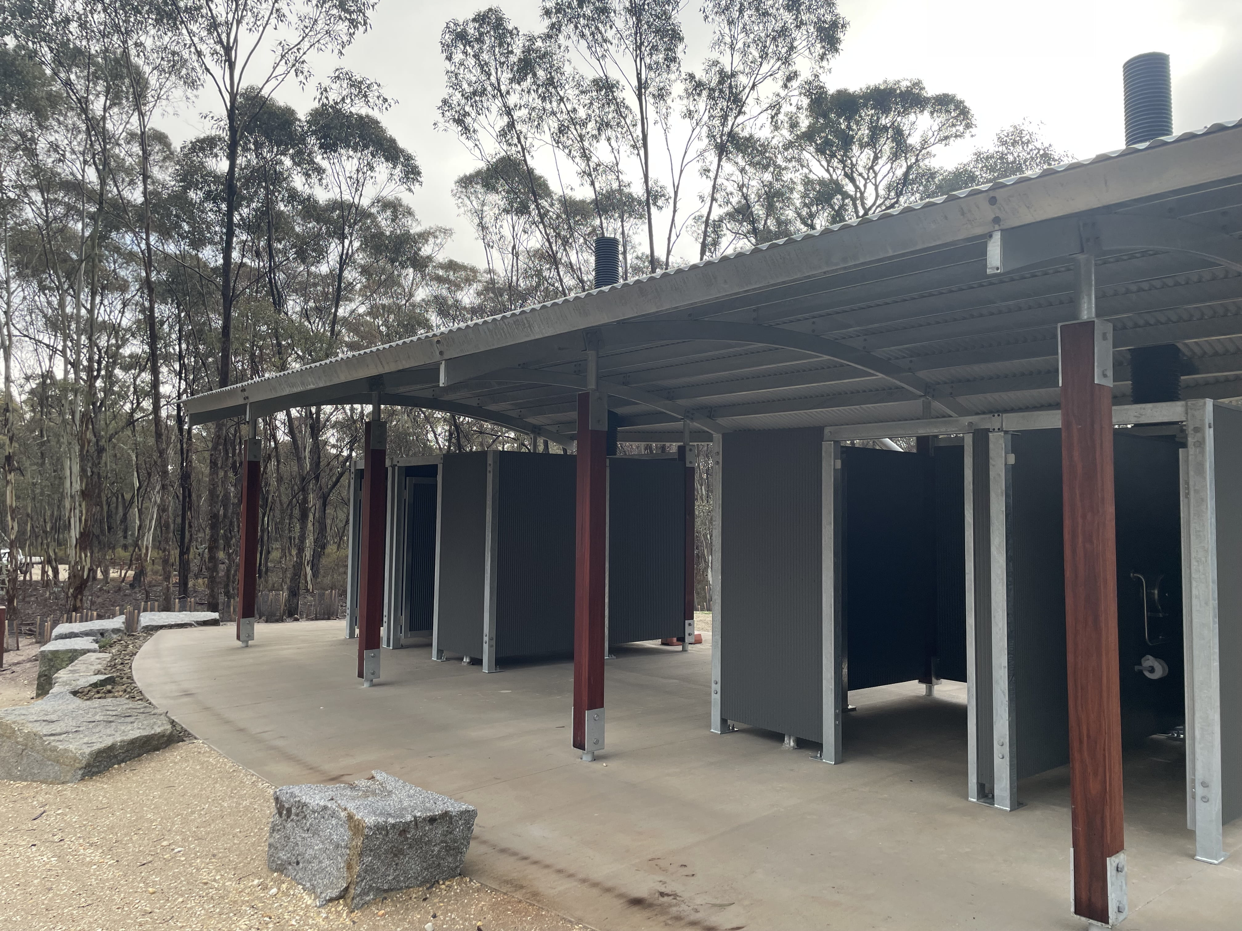 Toilet block in campground
