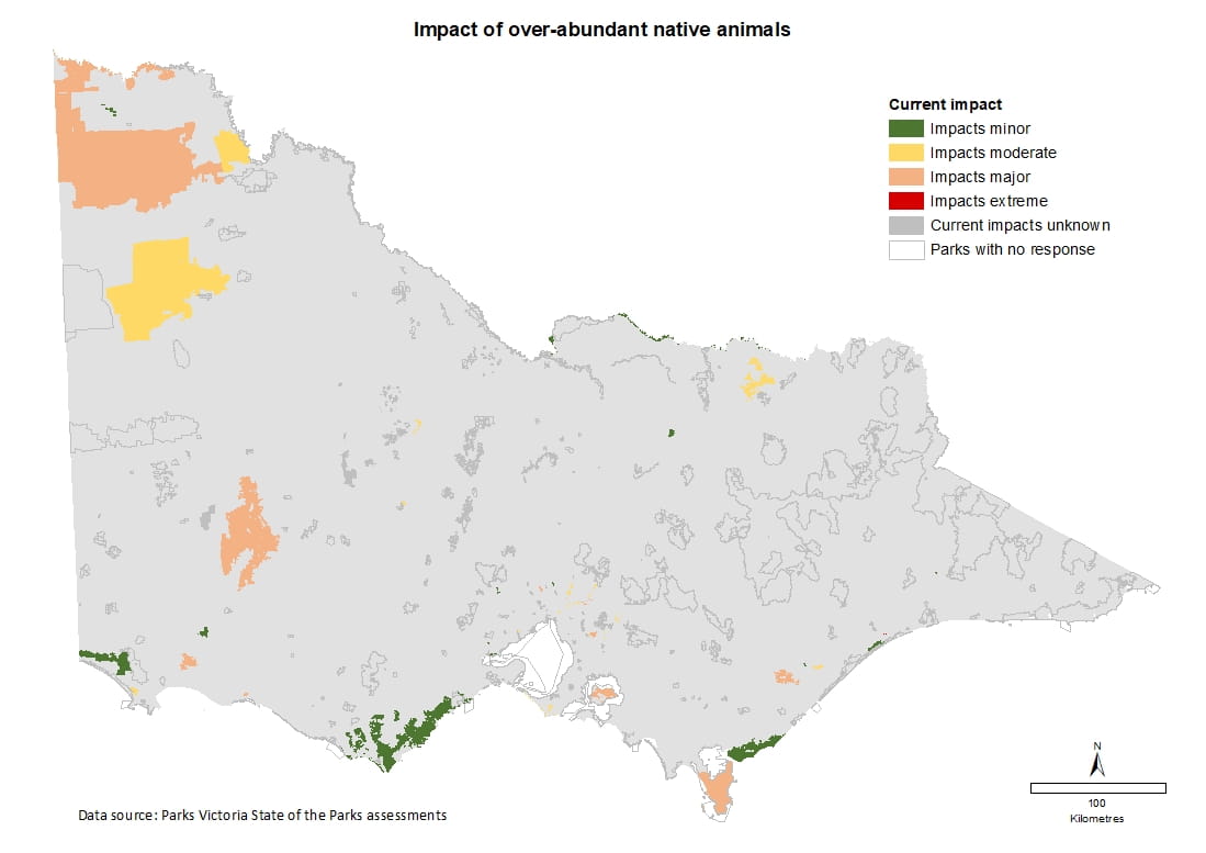 impact of over abundant native animals