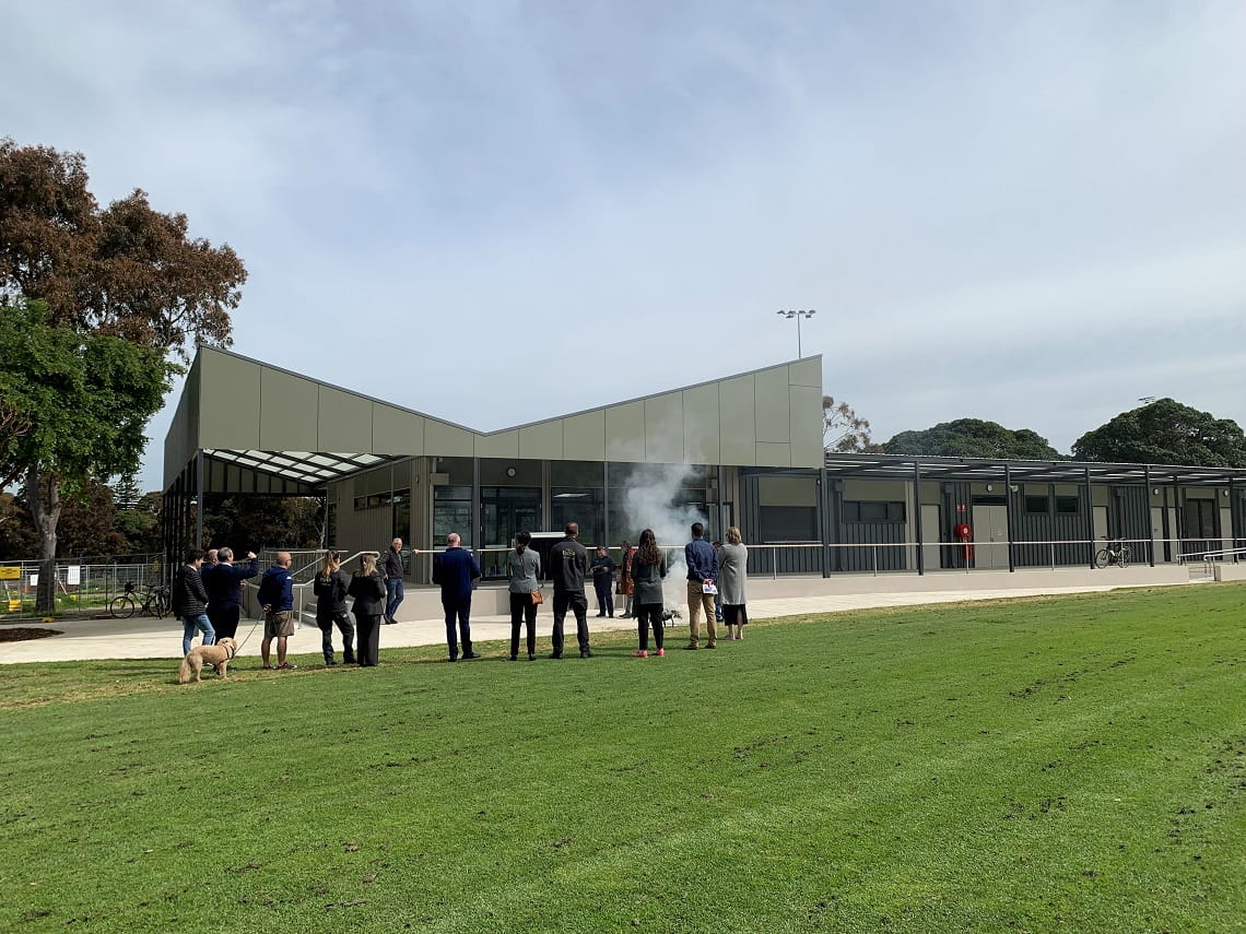 Albert Park Pavilion at Oval One official opening event