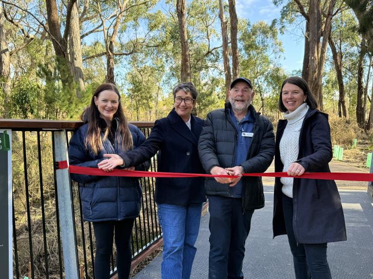 Ribbon cutting officially opens Woowookarung's 10,000 Steps Loop