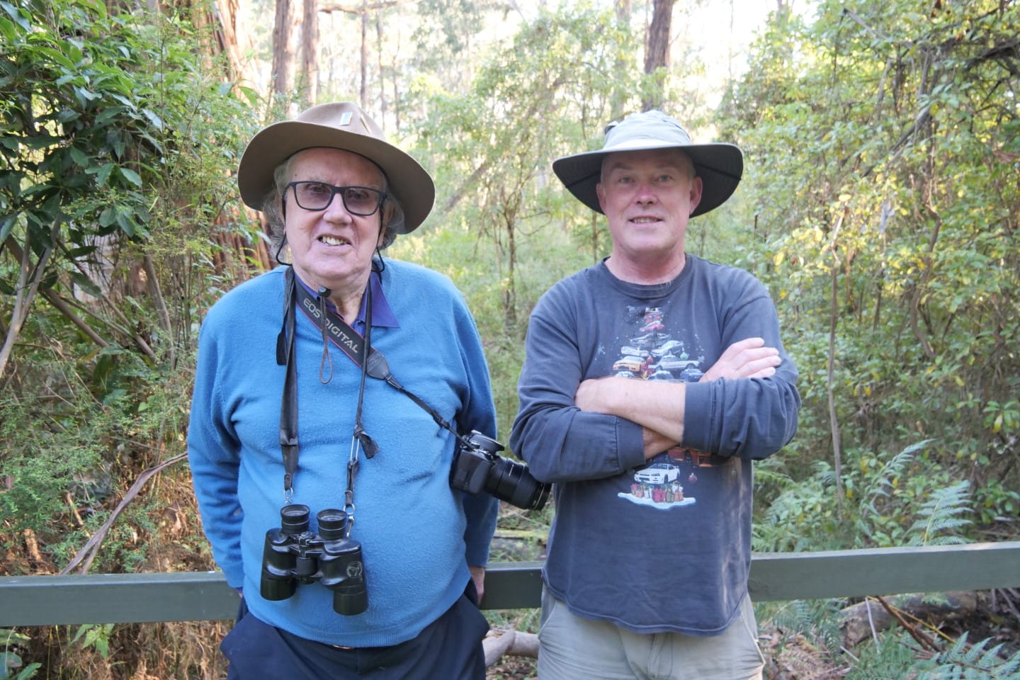 Ken Harris and Matt Campbell are members of the Friends of Morwell National Park