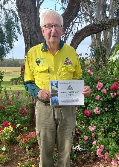 The Friends of the Great South West Walk life member Frank Coulson