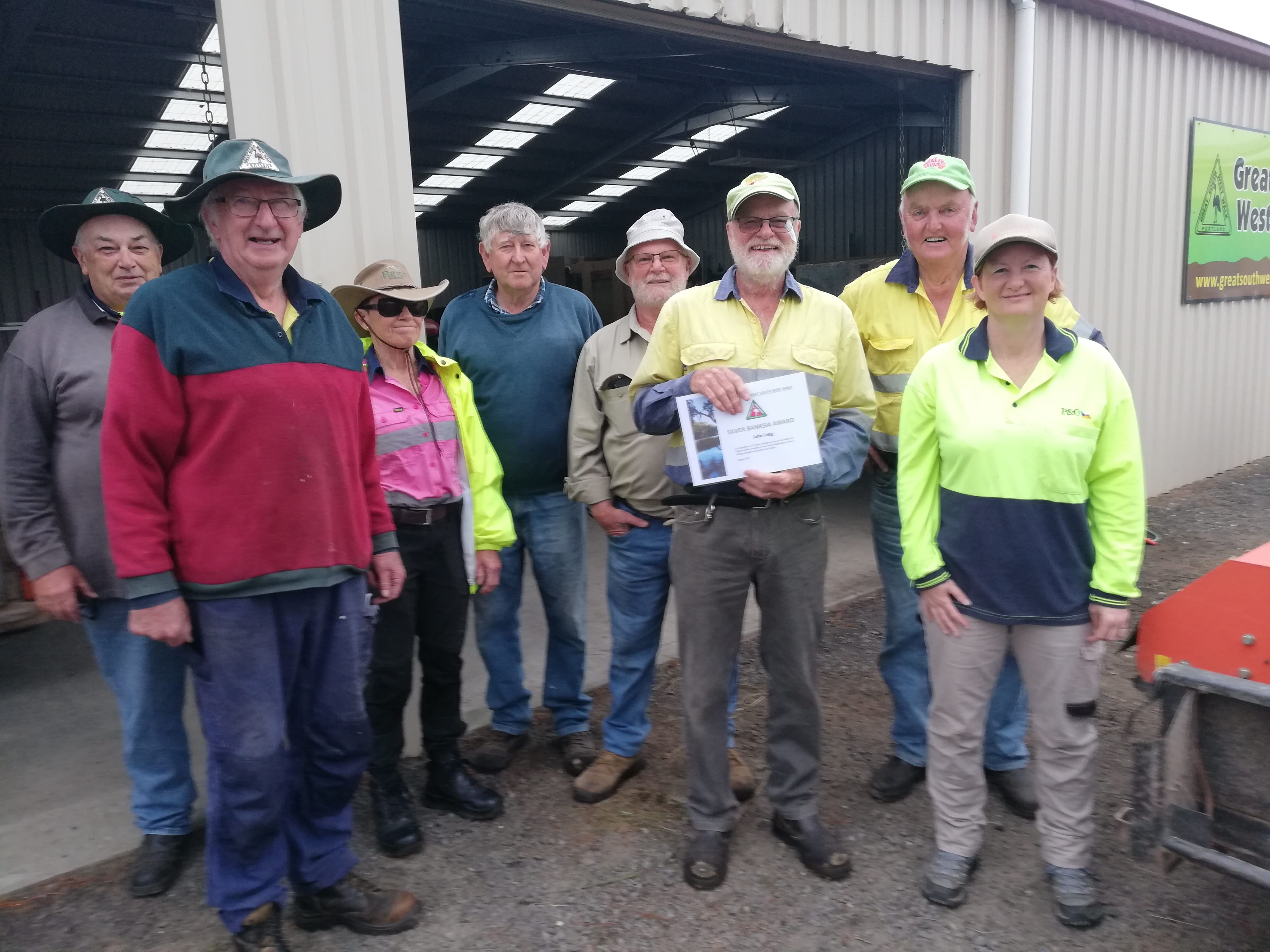 Tuesday crew from the Friends of the Great South West Walk