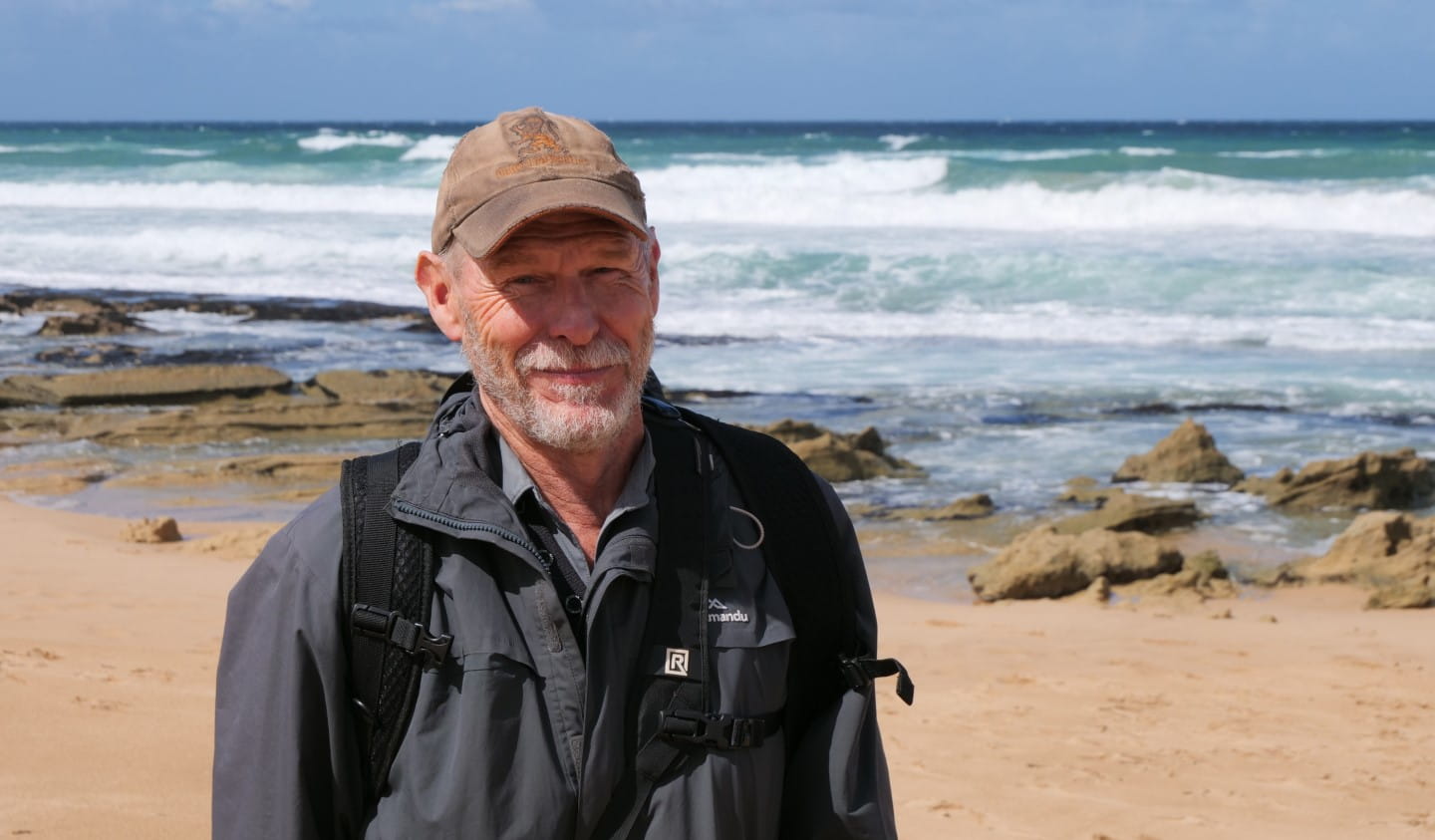 Friends of Hooded Plover Mornington Peninsula president Mark Lethlean