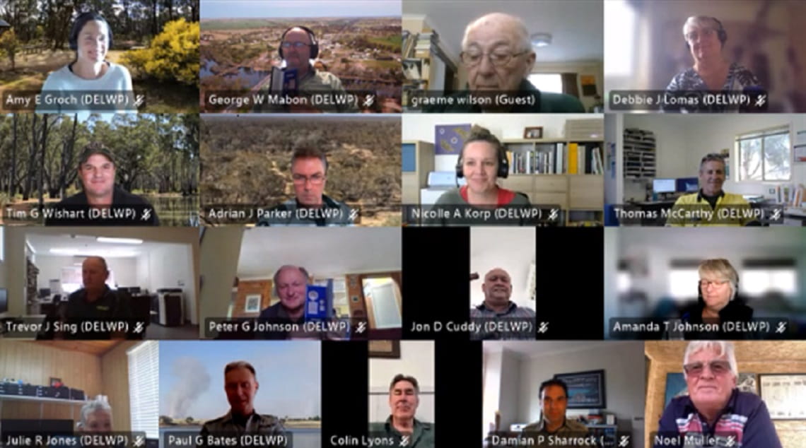 Some of the National Medal recipients during the September 27 virtual award presentation