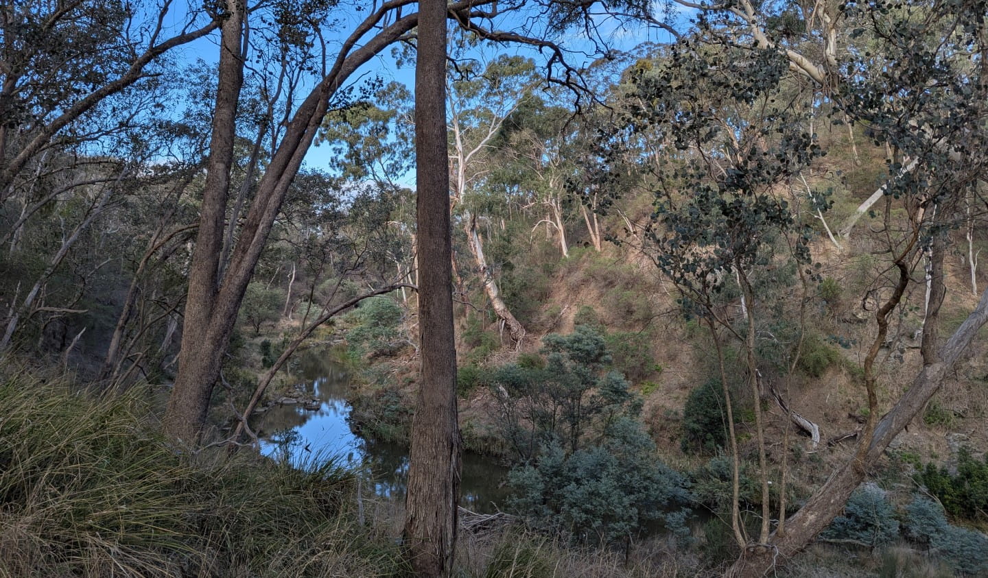Plenty River runs through Plenty Gorge Parklands