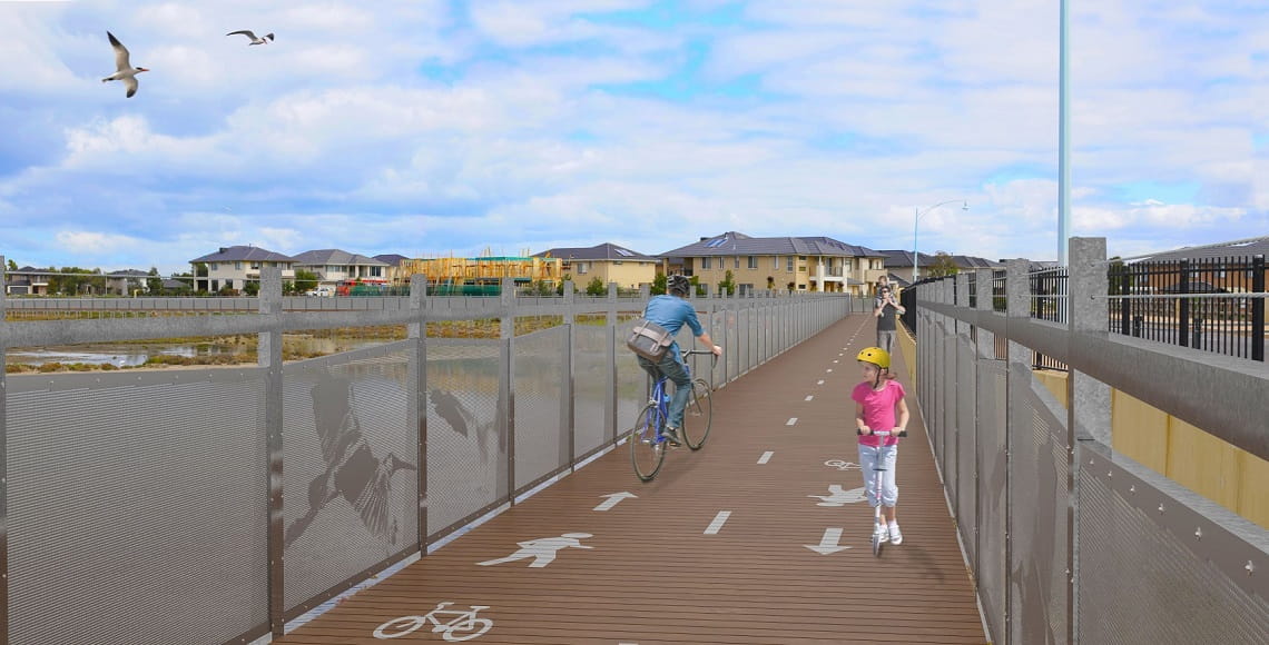 Bay Trail extension artistic render