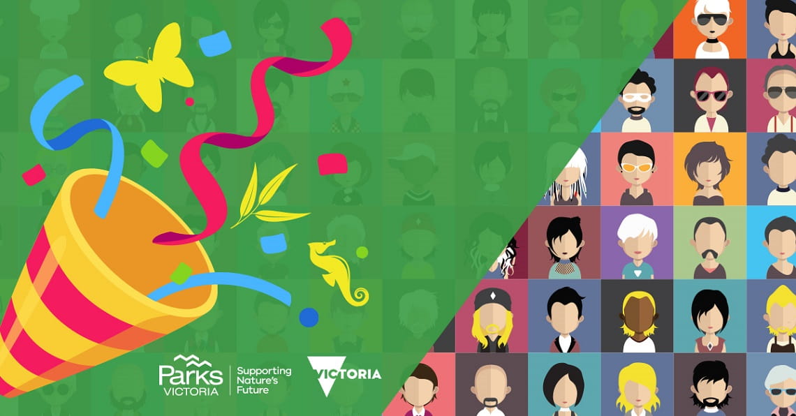 Colourful congratultions image for the Volunteering Innovation Fund