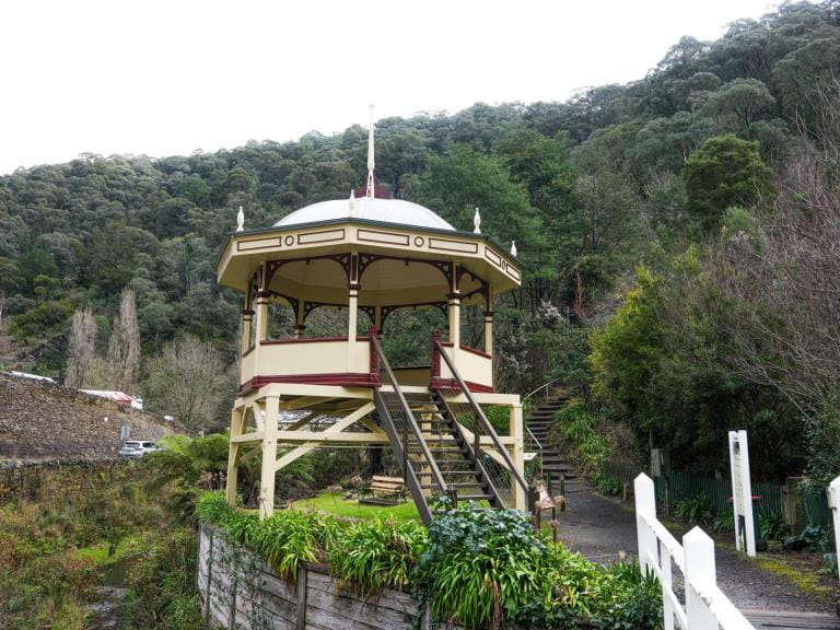 Walhalla bandstand post restoration