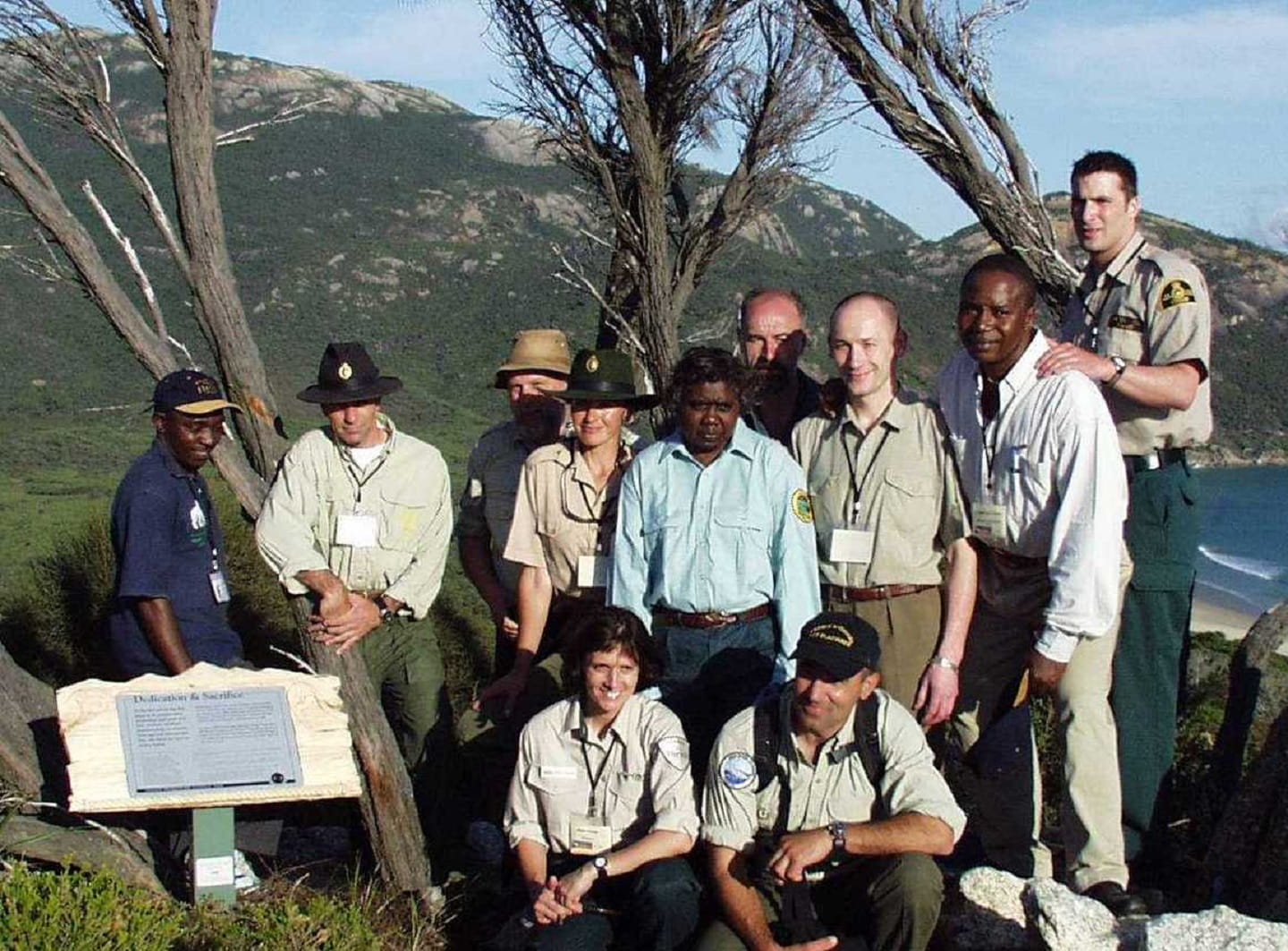 World Ranger Congress 2003 Dedication Plaque Point Pillar Wilsons Prom National Park