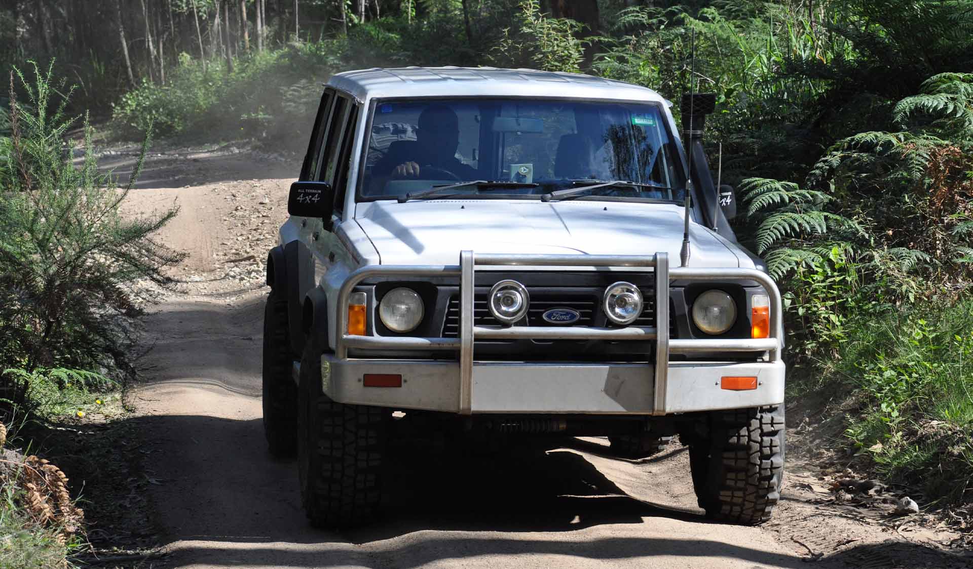 A 4WD in Bunyip State Park.