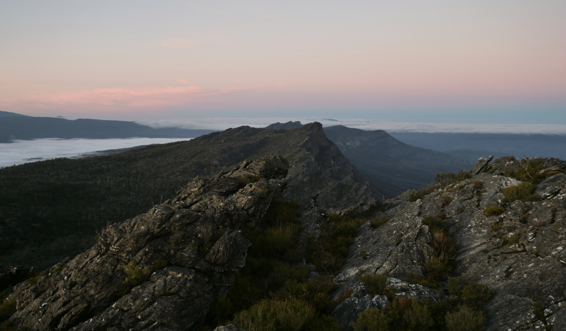 Sunrise from Gar in Grampians (Gariwerd) National Park