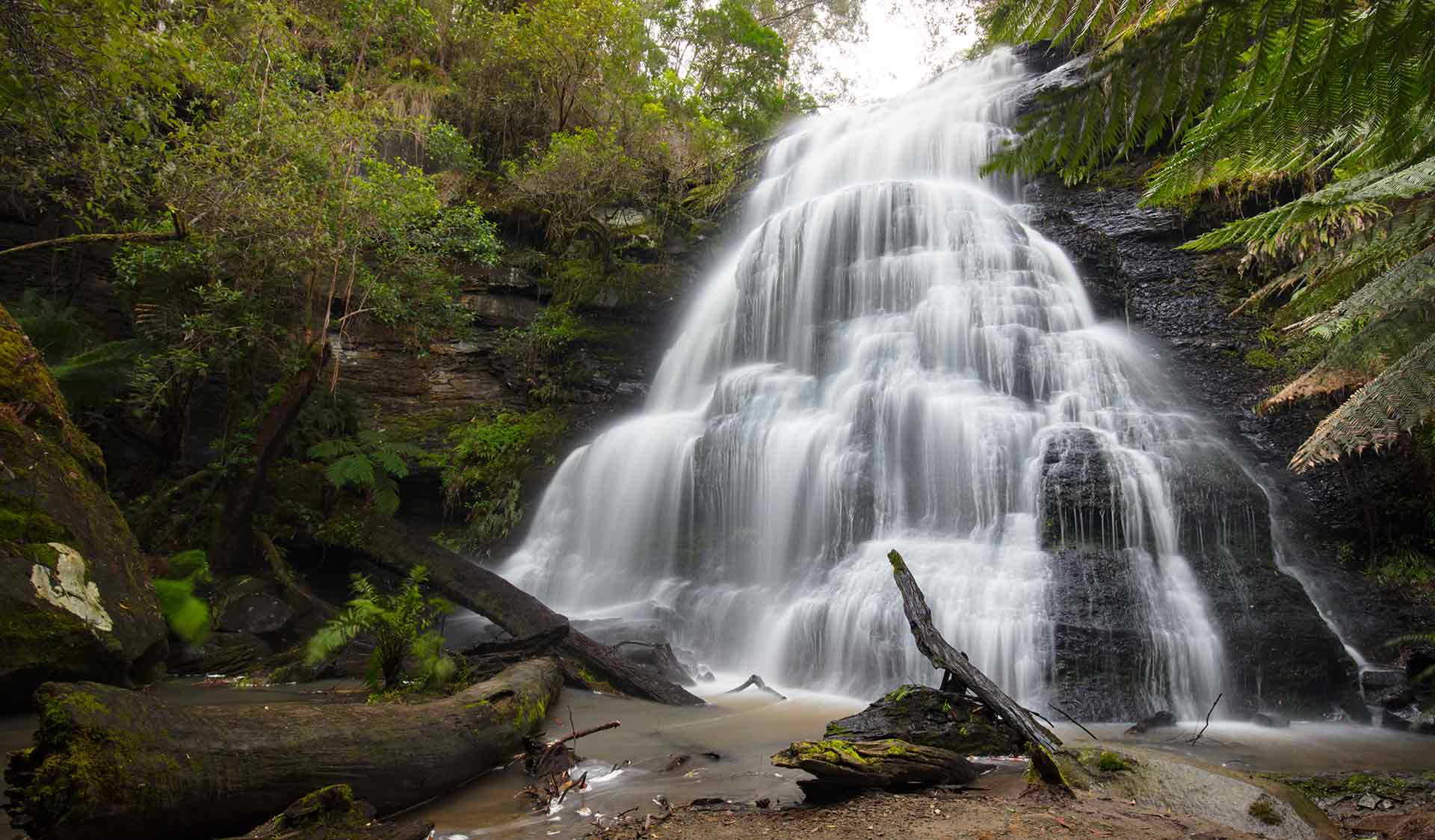 Henderson Falls near Sheoak Picnic Area at Lorne in the Great Otway National Park