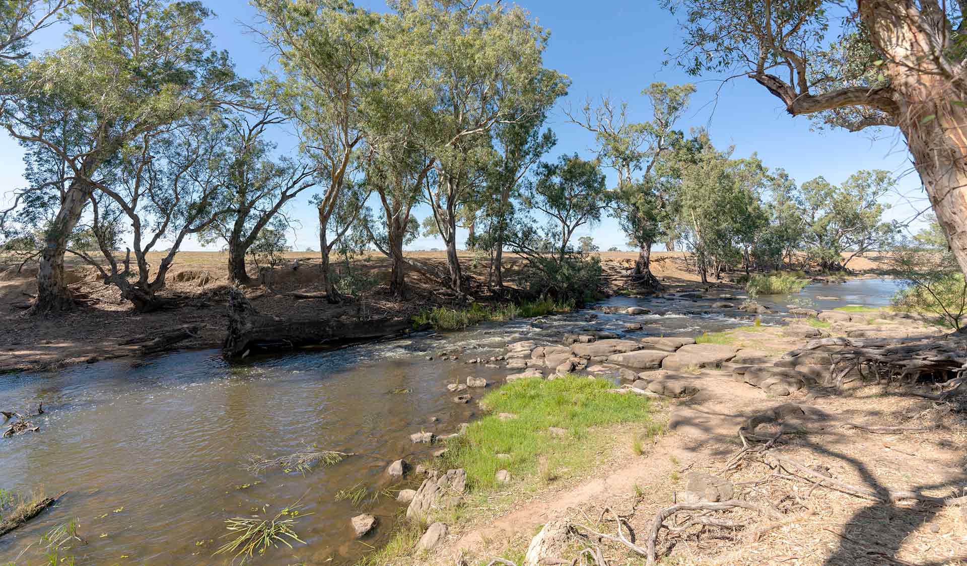 Campaspe River at Rocky Crossing in the Greater Bendigo National Park
