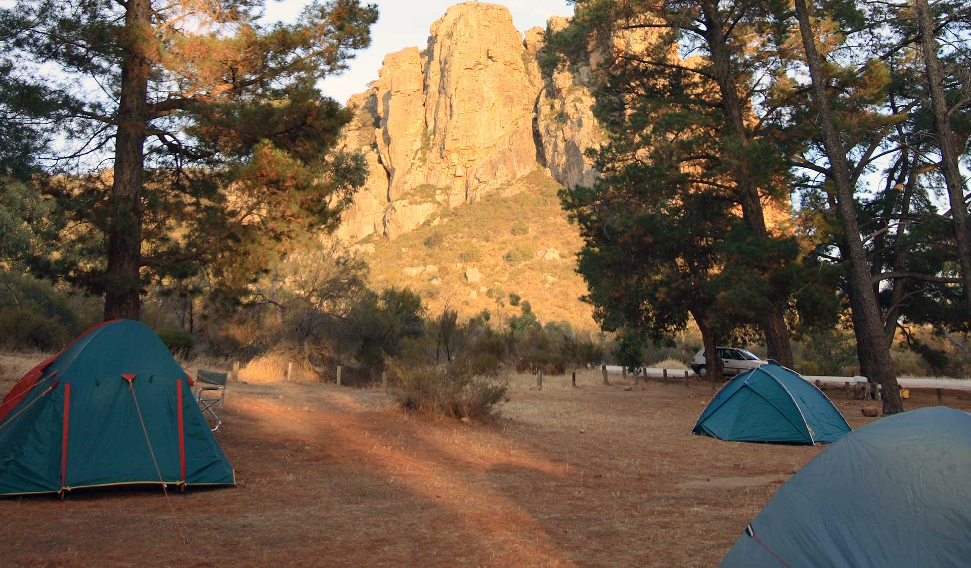 The campsite at Mount Arapiles