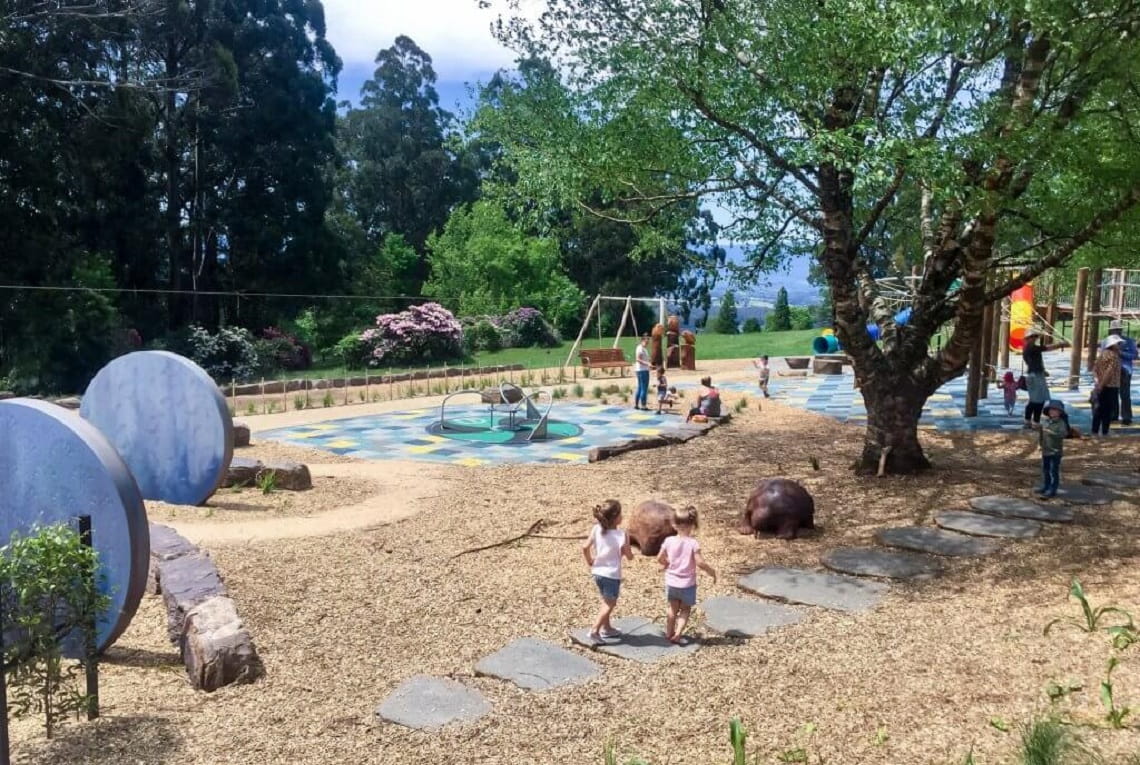 Playscape at the Olinda Precinct in the Dandenong Ranges. 